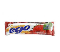 ЭГО БАТОНЧИК-МЮСЛИ ЙОГУРТ+КЛУБНИКА 25Г. [EGO]