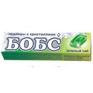 БОБС ЛЕДЕНЦЫ МЯТН.КРИСТ. ЗЕЛ.ЧАЙ+ЛИМОН 35Г.(№10)