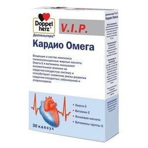 ДОППЕЛЬГЕРЦ ВИП КАРДИО ОМЕГА-3 1610МГ. №30 КАПС.