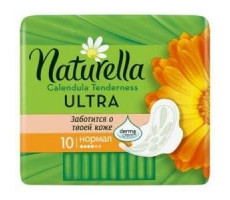 НАТУРЕЛЛА ПРОКЛАДКИ УЛЬТРА НОРМАЛ КАЛЕНДУЛА КРЫЛ. №10 [NATURELLA]