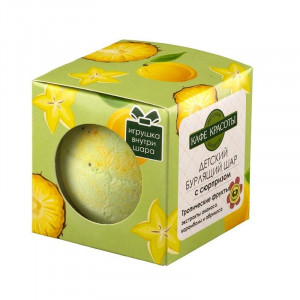 КАФЕ КРАСОТЫ ДЕТ.ДЕСЕРТЫ БУРЛЯЩ. ШАР С СЮРПРИЗОМ ТРОПИЧ. ФРУКТЫ 120Г. КАФЕ КРАСОТЫ ДЕТ.ДЕСЕРТЫ БУРЛЯЩ. ШАР С СЮРПРИЗОМ ТРОПИЧ. ФРУКТЫ 120Г.