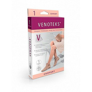 ВЕНОТЕКС КОМФОРТ КОЛГОТКИ Р.L БЕЖ. /АРТ.1C302/ [VENOTEKS COMFORT]