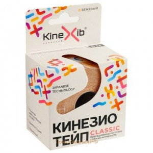 КИНЕКСИБ БИНТ КИНЕЗИО-ТЕЙП 5МХ5СМ. БЕЖ. [KINEXIB]