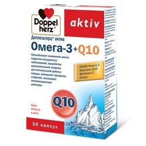 ДОППЕЛЬГЕРЦ АКТИВ ОМЕГА-3+Q10 №30 КАПС.