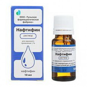 НАФТИФИН 1% 10МЛ. №1 Р-Р Д/НАРУЖ.ПРИМ. ФЛ. /ТУЛЬСКАЯ ФФ/ НАФТИФИН 1% 10МЛ. №1 Р-Р Д/НАРУЖ.ПРИМ. ФЛ. /ТУЛЬСКАЯ ФФ/