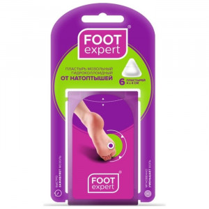 ФУТ ЭКСПЕРТ ГИДРОКОЛЛОИД. ЛЕЙКОПЛАСТ. ОТ НАТОПТЫШЕЙ 4Х4СМ. №6 [FOOT EXPERT]
