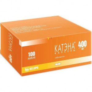 КАТЭНА 400МГ. №100 КАПС. КАТЭНА 400МГ. №100 КАПС.