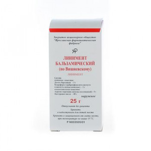 ЛИНИМЕНТ БАЛЬЗАМИЧЕСКИЙ ПО ВИШНЕВСКОМУ 25Г. ЛИНИМЕНТ Д/НАРУЖ.ПРИМ. БАНКА /ЯРОСЛАВСКАЯ ФФ/ ЛИНИМЕНТ БАЛЬЗАМИЧЕСКИЙ ПО ВИШНЕВСКОМУ 25Г. ЛИНИМЕНТ Д/НАРУЖ.ПРИМ. БАНКА /ЯРОСЛАВСКАЯ ФФ/