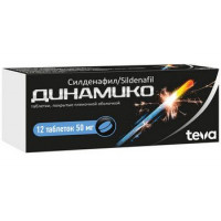 ДИНАМИКО 50МГ. №12 ТАБ. П/П/О