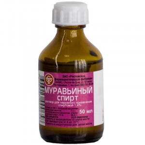 МУРАВЬИНЫЙ СПИРТ 1,4% 50МЛ. №1 Р-Р Д/НАРУЖ.ПРИМ. ФЛ. /БЭГРИФ/ МУРАВЬИНЫЙ СПИРТ 1,4% 50МЛ. №1 Р-Р Д/НАРУЖ.ПРИМ. ФЛ. /БЭГРИФ/
