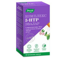 АНТИ-ЭЙДЖ 5-ГИДРОКСИТРИПТОФАН (5-НТР) 400МГ. №60 КАПС. /ЭВАЛАР/ [ANTI-AGE]