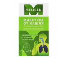МИКСТУРА ОТ КАШЛЯ СУХАЯ Д/ВЗР. 1,7Г. №10 ПАК. /МЕЛИГЕН/