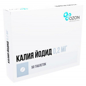 КАЛИЯ ЙОДИД 200МКГ. №50 ТАБ. /ОЗОН/