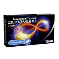 ДИНАМИКО ЛОНГ 20МГ. №4 ТАБ. П/П/О