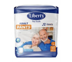 ЛИБЕРТИ ПОДГУЗНИКИ-ТРУСИКИ Д/ВЗР. ПРЕМИУМ Р.L №10 [LIBERTY]