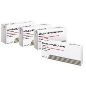 АЛЬФА НОРМИКС 400МГ. №14 ТАБ. П/П/О