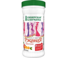 СИБИРСКАЯ КЛЕТЧАТКА РЖАНАЯ С ФРУКТАМИ 350Г. БАНКА