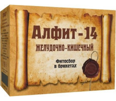 АЛФИТ-14 СБОР ЖЕЛУДОЧНО-КИШЕЧНЫЙ 2Г. №30Х2 (120Г.)